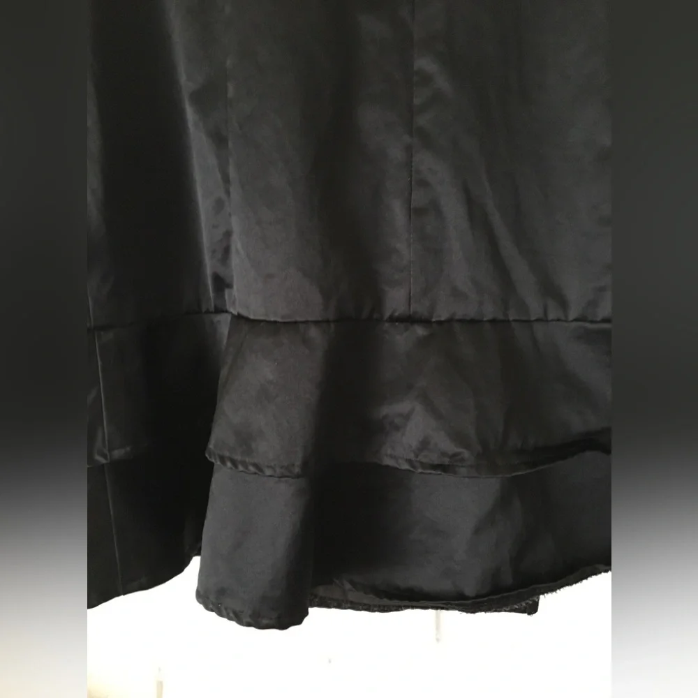 Rampage Elegant Black Double-Breasted Women's Coat - Picture 11 of 14